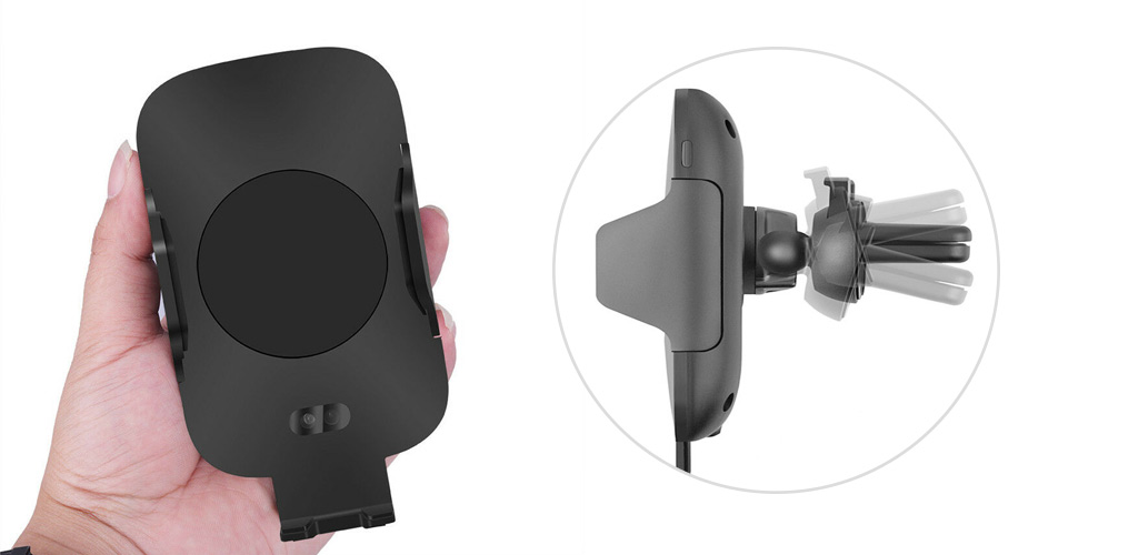 CARCAM CAR WIRELESS CHARGER C9 — Поворот на 360°