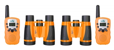 Купить Комплект раций и биноклей Levenhuk LabZZ WTT10 Orange