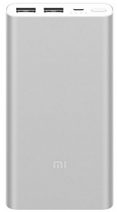 Купить Аккумулятор Xiaomi Mi Power Bank 10000mAh Silver (PLM09ZM)