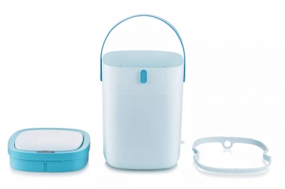 Купить Умное мусорное ведро Xiaomi Ninestars Foot Sensor Trash Can 12L  (DZT-12-36SJT) Blue
