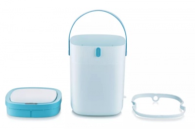 Xiaomi Ninestars Foot Sensor Trash Can 12L  (DZT-12-36SJT) Blue