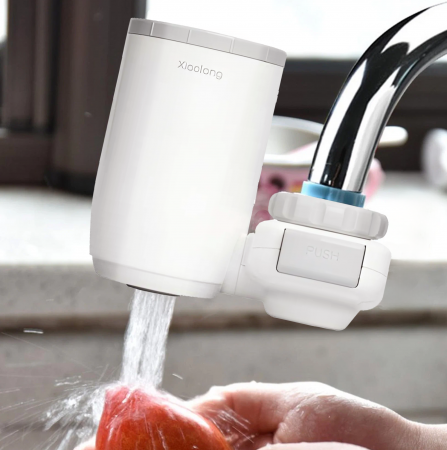 Купить Фильтр-насадка на кран для воды Xiaomi Xiaolang Faucet Water Purifier Replaceable Ultrafiltration (HD-LTJSQ01)