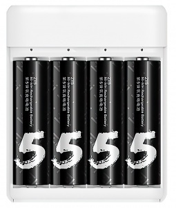 Купить Зарядное устройство Xiaomi ZMI PB401 AA/AAA Battery Charger White (4шт AA Z15)