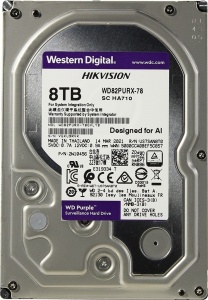 Купить Жесткий диск WD Purple WD82PURX, 8ТБ, HDD, SATA III, 3.5"