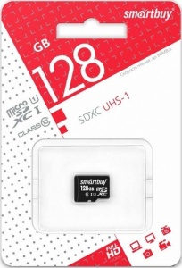 SmartBuy 128GB microSDXC Class10 (без адаптера)