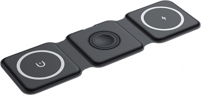 Купить Беспроводная зарядка Magnetic Wireless Charger 3 in1 Black