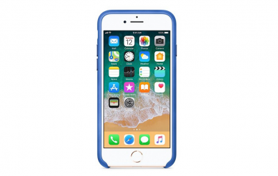 Купить Чехол для iPhone 8 Silicon Case синий