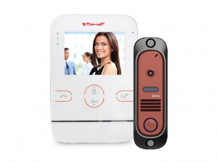 Купить Видеодомофон Tornet TR-25 W/412Si