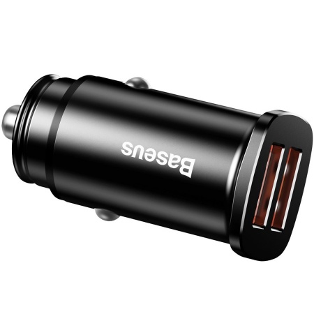 Купить Автомобильное зарядное устройство Baseus Car Charger 30W Dual QC3.0 Black (CCALL-DS01)