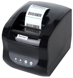 Купить Термальный принтер этикеток Xprinter XP-365B (USB, Bluetooth) Черный