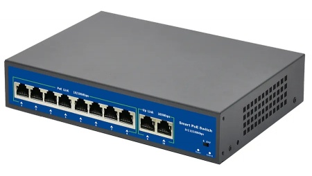 Купить CARCAM 8+2 Uplink Gigabit PoE Switch (ССF0820GBLA)