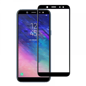 Купить Защитное стекло для Samsung A7 (2018) с рамкой 9H Full Glue