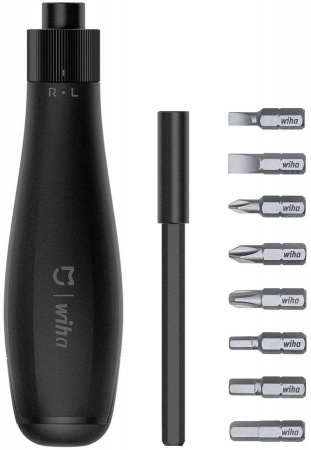 Купить Отвертка с битами Xiaomi Mijia Wiha 8 in 1 Ratchet Screwdriver