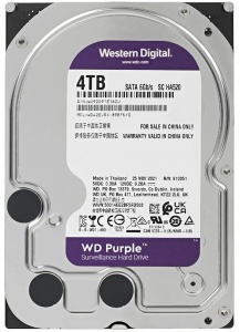 WD Purple WD42EJRX, 4ТБ, HDD, SATA III, 3.5"