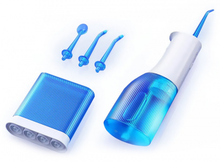 Купить Ирриагатор Xiaomi W3 Pro Blue (4 насадки + кейс для хранения ) EU