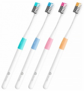 Купить Набор зубных щеток Xiaomi Dr. Bei Bass Method Toothbrush Multicolor (4 шт)