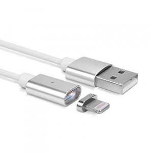 Купить Кабель LIGHTNINIG DRM-MG2-02 МАГНИТНЫЙ 1,2М серебро DREAM 