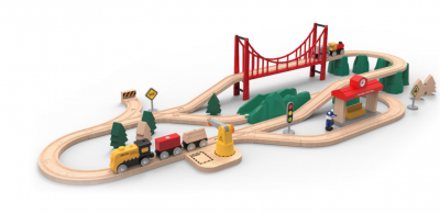Купить Детская железная дорога Xiaomi Mitu Track Building Block Electric Train Set
