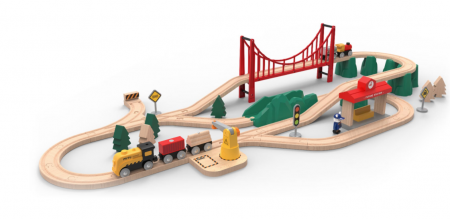 Купить Детская железная дорога Xiaomi Mitu Track Building Block Electric Train Set