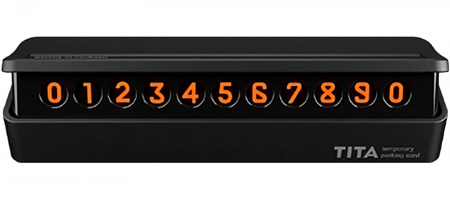 Купить Временная карта парковки Xiaomi Bcase TITA Temporary Parking Card Black