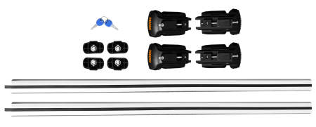 Купить Автобагажник CARCAM ROOF RAIL 1300 мм (CC8708) Silver