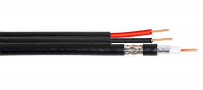 Купить RG-59U (CCA, AL) + 2x0.75 мм2 CCA, 1 м