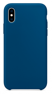 Купить Чехол для iPhone XS Max Silicon case Apple WS синий