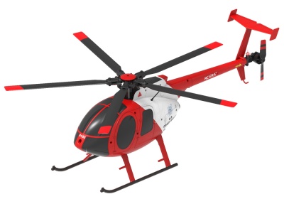 RC ERA C189 MD500 Gyro Stabilized Helicopter Red/White 