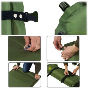 Купить Туристический cамонадувной каремат на два спальных места Xiaomi ZaoFeng Outdoor Double 190T Green (192*132*3 cm)