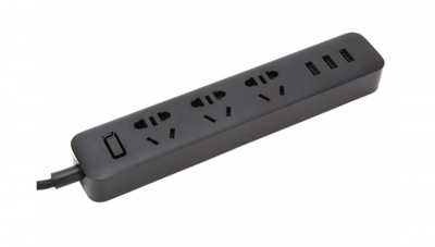 Xiaomi Mi Power Strip 3 Sockets (XMCXB01QM) Black