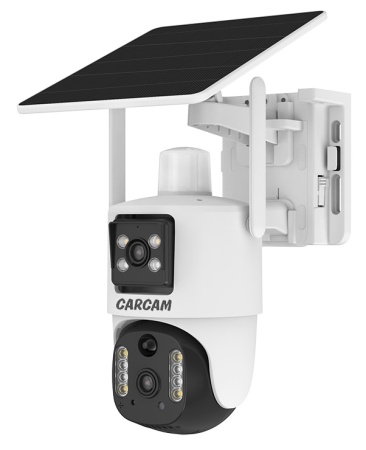 Купить CARCAM 4MP Solar Outdoor PTZ Dual View Camera V380BP5-4G