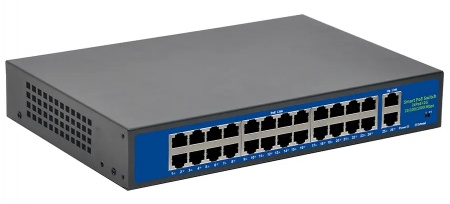 Купить CARCAM Standard 24+2 Uplink Gigabit AI PoE Switch (ССF2420GBLC)