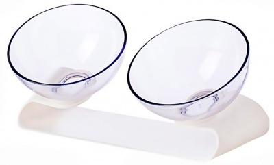 Купить Двойная миска для домашних животных Xiaomi Plastic Pet Double Food Bowl (PE001)