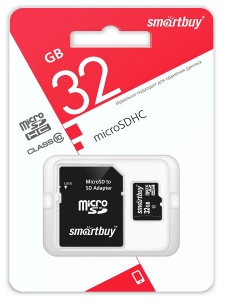 Купить Карта памяти SmartBuy 32GB microSDHC Class10