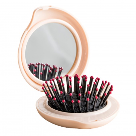 Купить Складное зеркало с расческой Xiaomi Folding Mirror MV067 Pink