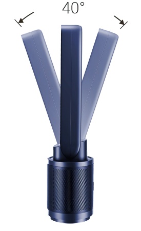 Купить Безлопастный вентилятор-очиститель воздуха Xiaomi Daewoo F9 MAX Dark blue