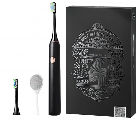 Купить Электрическая зубная щетка в подарочной упаковке Xiaomi X3U Sonic Electric Toothbrush Black Set