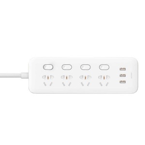 Купить Сетевой адаптер Xiaomi Mi Power Strip (4 розетки + 3 USB порта) - White