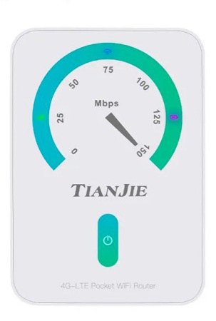 Купить Портативный роутер Tianjie 4G LTE Pocket Wi-Fi Router (MF906-3)