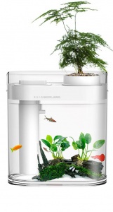 Купить Аквариум Xiaomi Geometry Lazy Fish Tank White (HF-JHYGZH001)