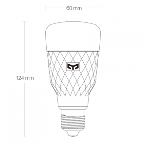 Купить WI-FI лампочка Xiaomi Yeelight LED Light Bulb 1S E27 (YLDP13YL) EU