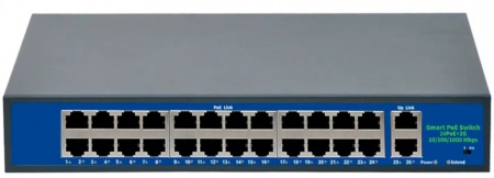 Купить CARCAM Standard 24+2 Uplink Gigabit AI PoE Switch (ССF2420GBLC)