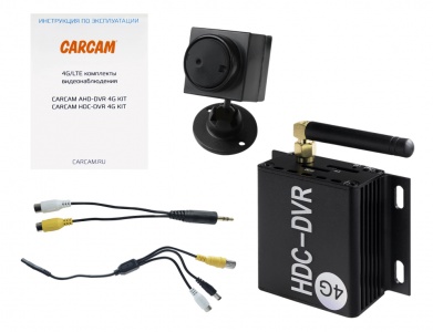 Купить Комплект видеонаблюдения 4G/LTE CARCAM HDC-DVR 4G KIT 1