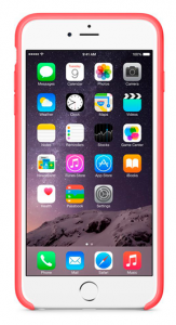 Купить Чехол для iPhone 8 plus Silicon Case красный