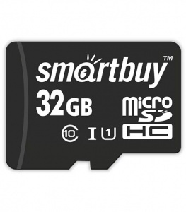 SmartBuy 32GB microSDHC Class10 (без адаптера)