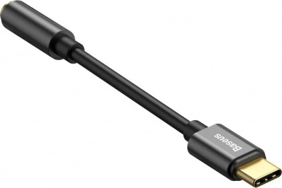 Купить Переходник Baseus Type-C Male to 3.5mm Female Adapter L54 Black (CATL54-0G)