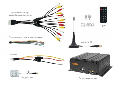 Купить Видеорегистратор CARCAM MVR4444 4G GPS
