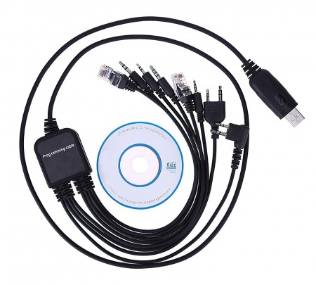 Купить Универсальный кабель для программирования раций Baofeng, Kenwood, Motorola