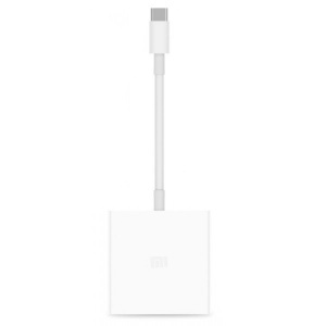 Xiaomi Mi USB-C to HDMI and Gigabit Ethernet Multi-Adapter - White