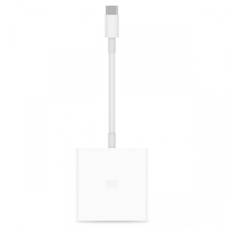 Купить Адаптер-Хаб Xiaomi Mi USB-C to HDMI and Gigabit Ethernet Multi-Adapter - White